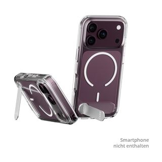 PanzerGlass CARE Kickstand Case transp. w. white MagSafe iPhone 18