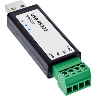 InLine USB zu Seriell RS232 Konverter mit Isolator