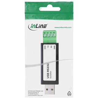 InLine USB zu Seriell RS232 Konverter mit Isolator