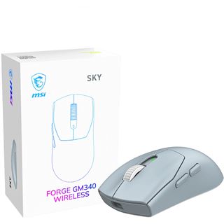 MSI Forge GM340 W Sky WIRELESS Gaming Maus