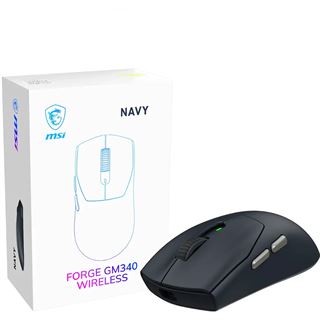 MSI Forge GM340 W Navy WIRELESS Gaming Maus