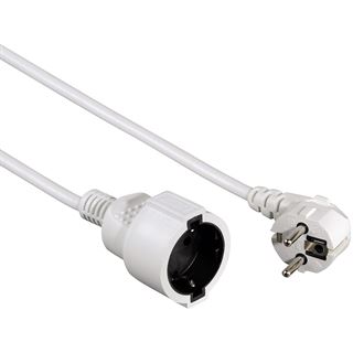3.00m Hama Stromkabel Verlängerungskabel Schutzkontakt Stecker