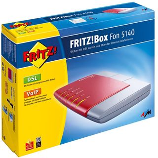 AVM FRITZBox Fon 5140 4 Port Router 10/100Mbit/s