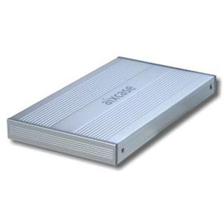 Aixcase AIX-SUB2S 2.5" (6,35cm) USB 2.0 silber