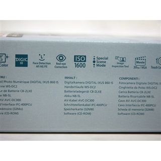 Canon Digital Ixus 860 IS 8MPix 3,8x opt. Zoom 3" LCD silber