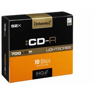 Intenso CD-R 700 MB LightScribe 10er Slimcase (1701622)