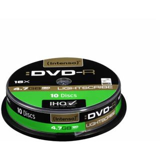 Intenso DVD-R 4,7 GB 16x Lightscribe 10er Sp