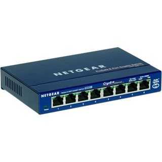Netgear ProSafe GS108 8x 10/100/1000 Mbit Desktop Switch