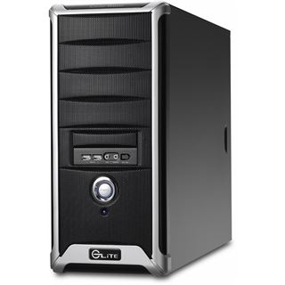 Cooler Master Elite 332 Midi Tower ohne Netzteil schwarz