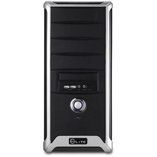 Cooler Master Elite 332 Midi Tower ohne Netzteil schwarz