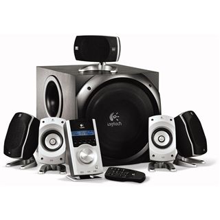 Logitech Aktivboxen Z-5500 5.1 System 505W RMS Schwarz/Silber