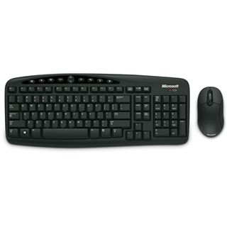 Microsoft Cordless Desktop 700 V2 Tastatur+Maus Schwarz Deutsch USB