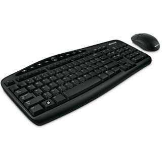 Microsoft Cordless Desktop 700 V2 Tastatur+Maus Schwarz Deutsch USB