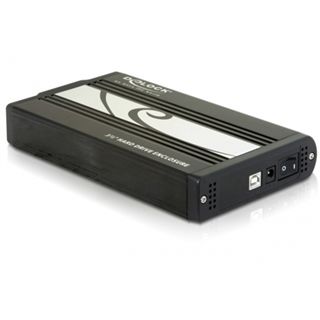 Delock 42444 3.5" (8,89cm) USB 2.0 schwarz