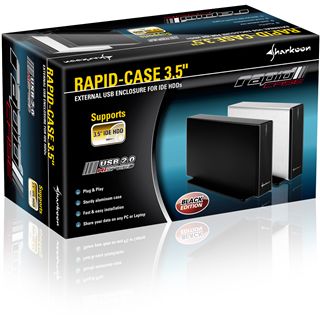 Sharkoon Rapid-Case 3.5" (8,89cm) USB 2.0 schwarz