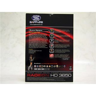 512MB Sapphire Radeon HD3650 GDDR2 DVI PCIe