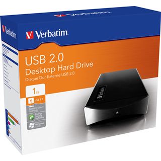 1TB Verbatim External Hard Drive 47512 3.5" (8.9cm) USB 2.0