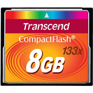 8 GB Transcend Standard Compact Flash TypI 133x Bulk