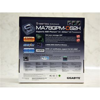 Gigabyte GA-MA78GPM-DS2H AMD780G AM2+ HTB 5200MT/s mATX