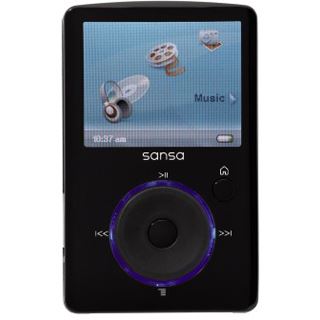 2GB SanDisk Sansa Fuze MP3 Player + Radio