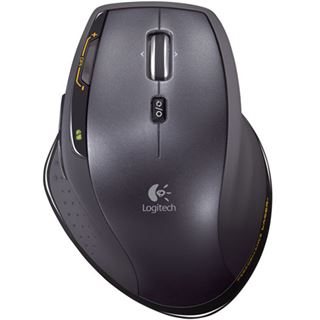 Logitech Wireless MX1100 Laser Maus Schwarz USB