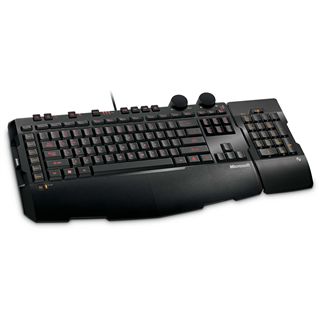 Microsoft SideWinder X6 Gaming Tastatur Schwarz Deutsch USB