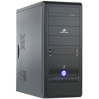 Cooltek K1 Midi Tower ohne Netzteil schwarz