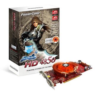 512MB PowerColor Radeon HD4850 PCS+ GDDR3 2xDVI TVo PCIe