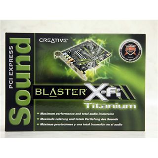 Creative Soundkarte Sound Blaster X-Fi Titanium 7.1 PCIe RETAIL