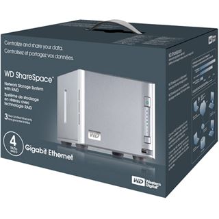 4000GB WD ShareSpace 7200rpm LAN/USB2.0 silber