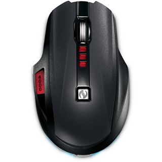 Microsoft Wireless SideWinder X8 Laser Gaming Maus Blau USB
