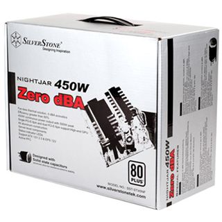 Netzteil ATX Silverstone SST-ST45NF Nightjar-Series 450 Watt ATX 2.3