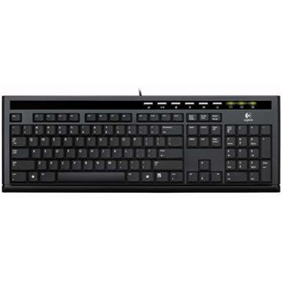 Logitech UltraX Premium Tastatur Schwarz Deutsch USB