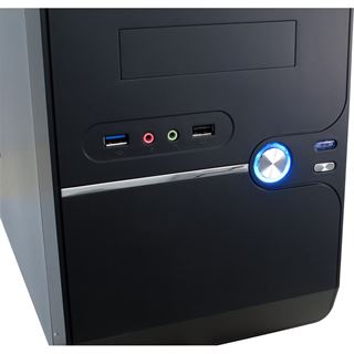 Inter-Tech Starter Case 4 Midi Tower 500 Watt schwarz