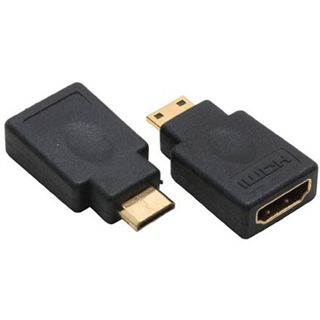 Inline HDMI Adapter High-Speed HDMI-Buchse auf HDMI Typ C Stecker