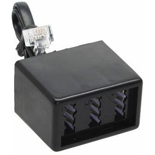 (€49,00*/1m) 0.10m InLine Telefon Adapterkabel RJ11 Stecker auf