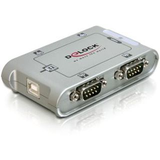 Delock USB 2.0 zu 4 Port Seriell Hub