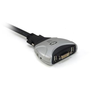 LevelOne KVM-0260 2-fach Kabel KVM-Switch