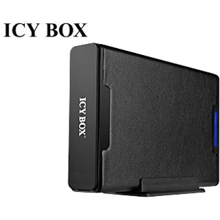 3.5"(8,89cm) Icy Box IB-362STUS2-B SATA/eSATA USB 2.0 Schwarz
