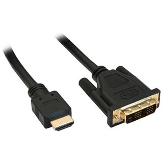 (€5,27*/1m) 1.50m InLine HDMI Adapterkabel HDMI-Stecker auf DVI