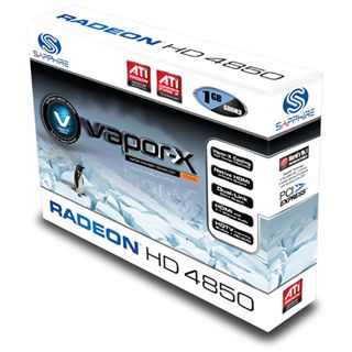 1024MB Sapphire Radeon HD4850 GDDR3 VAPOR-X PCIe