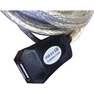 (&euro;2,38*/1m) 5.00m Mcab USB2.0 Verl&auml;ngerungskabel aktiv USB