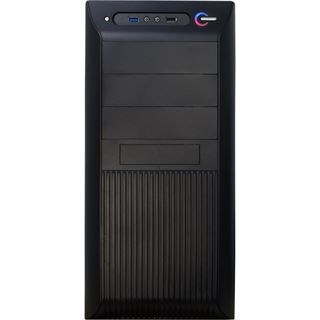 Inter-Tech CK-30 Black Velvet Midi Tower ohne Netzteil schwarz