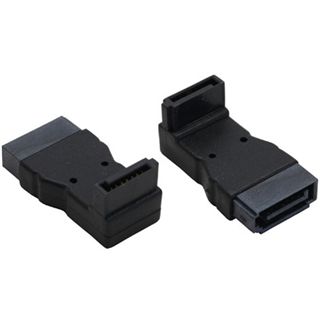 InLine SATA Adapter Stecker/Buchse, , gewinkelt,