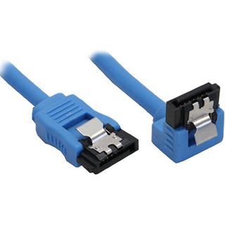 (&euro;16,33*/1m) 0.30m InLine SATA 6Gb/s Anschlusskabel gewinkelt