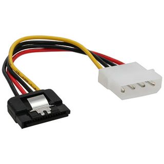 InLine SATA Stromadapterkabel 1x 5,25" Bu an 15pin SATA St 15cm