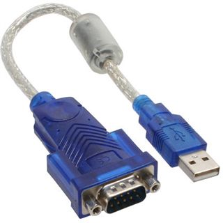 (&euro;59,50*/1m) 0.20m InLine Seriell Adapterkabel USB A Stecker auf