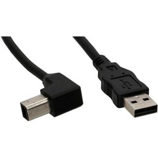 (€7,80*/1m) 0.50m InLine USB2.0 Anschlusskabel gewinkelt unten