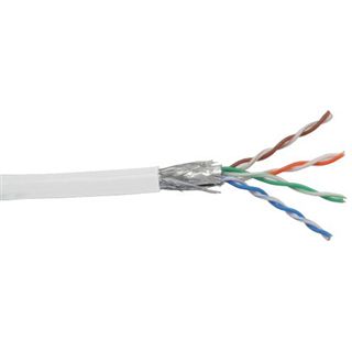 (&euro;0,33*/1m) 100.00m InLine Cat. 5e Patchkabel S/FTP Wei&szlig;