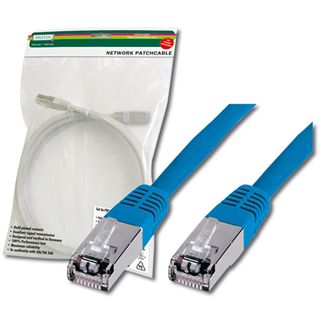 Digitus Patchkabel UTP CAT6 0,5m Blau